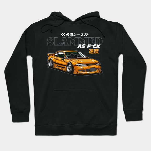 Silvia S15 Slammed Hoodie by cturs